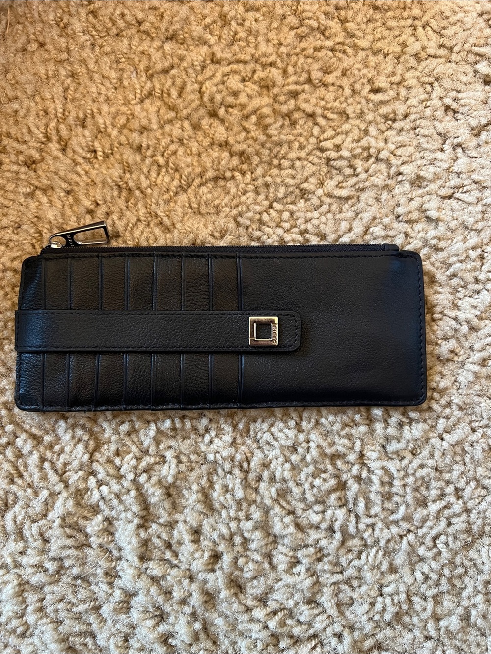 Lodis Black Cardholder/Zip Wallet